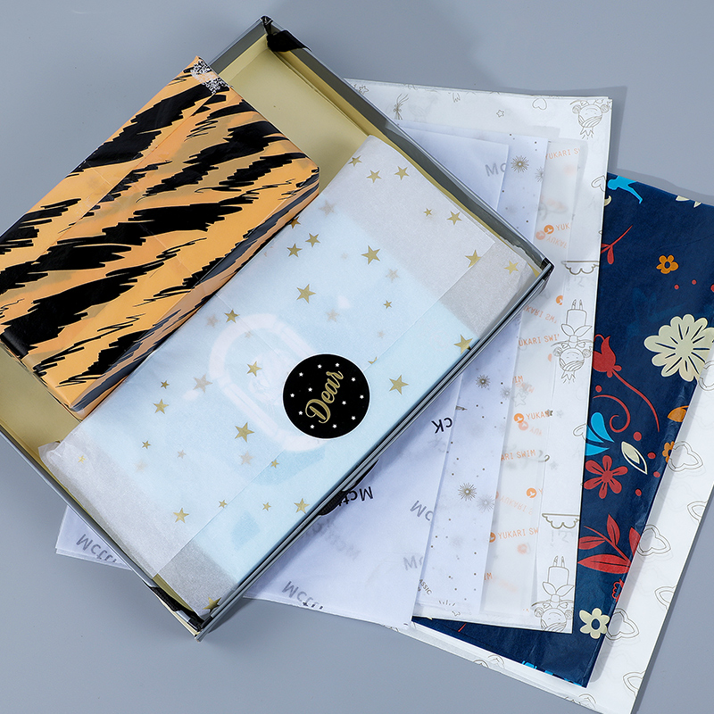 Branded Custom Tissue Paper Printed Logo Luxury Wrapping Paper Wholesale