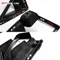 Pour BMW M2 G87 – Conduits d'air avant en fibre de carbone préimprégnée style CS à fixation rapide, aérations avant en fibre de carbone sèche, aérateurs de pare-chocs avant pour feux antibrouillard