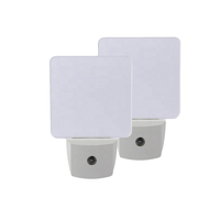 Produit tendance, lampe de nuit LED à capteur photo, base carrée en acrylique pour intérieur
