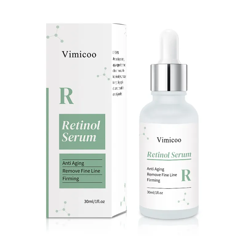 Benutzer definiertes Logo Private Label Feuchtigkeit spendende Gesichtshaut Anti-Falten-Reparatur Gesicht Anti-Aging Vitamin A Retinol Serum