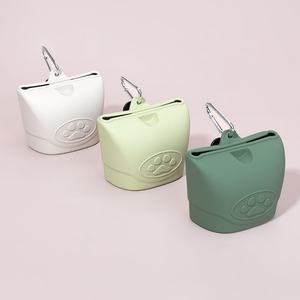 Manufacturer Outdoor Portable Pet Snack <b>Bags</b> Silicone Pet Feeding <b>Treat</b> Pouch <b>Dog</b> Training <b>Bag</b> Silicone <b>Dog</b> Food <b>Bag</b> - Product Image 3