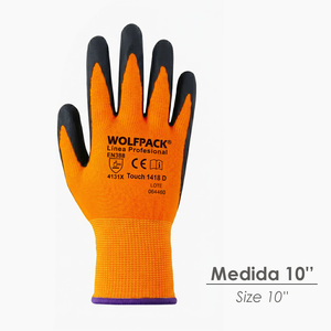 Guanti in Nylon con Palmo in Schiuma e Punti in Nitrile 10 Pollici - Product Image 4