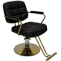 Chaise de coiffure hydraulique inclinable robuste personnalisable en couleur pour salon de coiffure, salon de beauté commercial et salon de séjour