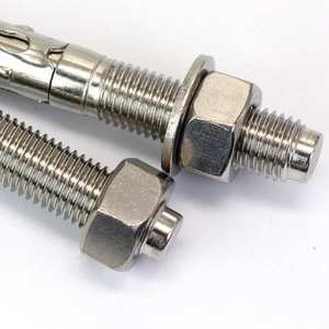 Ancres à expansion en acier inoxydable, boulons 20 mm x 150 mm, 12x100, 10*95, fabricants, acier inoxydable 304 ou 316, boulons traversants, ancres à coin, acier inoxydable 316 - Product Image 6