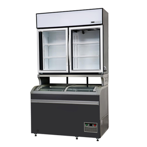 Réfrigérateur <span class=keywords><strong>combiné</strong></span> commercial de supermarché <span class=keywords><strong>congélateur</strong></span> inférieur congelé demi-réfrigérateur - Product Image 6