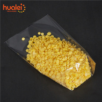 Grands sacs de Cellophane transparents plats carrés à gousset inférieur en plastique Opp pour emballage de stockage des aliments