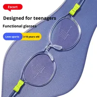 Cadres de lunettes professionnels T046Et pour garçons filles solides à la mode plaquettes de nez réglables Temples diamant prévention de la myopie