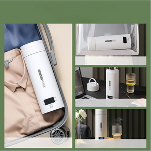 Gobelet à eau <span class=keywords><strong>électrique</strong></span> chauffant intelligent Beeman, portable, 500 ml, tasse de voyage auto-<span class=keywords><strong>chauffante</strong></span>, bouteille d'eau intelligente, écran LCD, acier inoxydable - Product Image 4