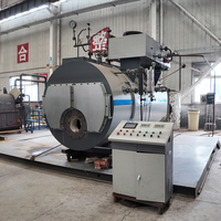 Fourniture directe de 1 tonne de chaudière à huile thermique industrielle, prix d'usine automatique, carburant biomasse pour les industries agricoles 2 tonnes 4 tonnes 6 tonnes 8 tonnes