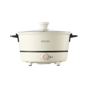 Poêle électrique Wahin 3L ronde à commande mécanique, multifonction, pour usage domestique - Product Image 1