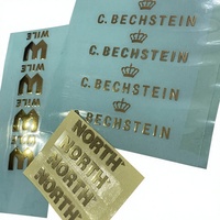 Electroformed Nickel Thin Label Metal Sticker Nameplate for Mobile Phone Computer Home Appliance