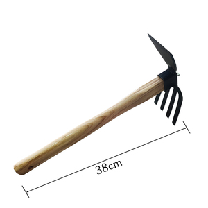 Outils de jardin, <span class=keywords><strong>houe</strong></span> à <span class=keywords><strong>deux</strong></span> extrémités, <span class=keywords><strong>houe</strong></span> à double usage, <span class=keywords><strong>houe</strong></span> à fourche à 4 <span class=keywords><strong>dents</strong></span>, <span class=keywords><strong>houe</strong></span> de terrassement d'extérieur - Product Image 6