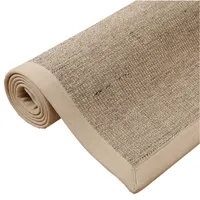 Natural Sisal Area Rug with Cotton Bind Edge, 2-3 m