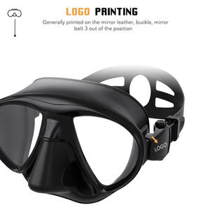 Stokta fabrika kaynağı çift Lens silikon düşük hacimli Freedive maske tasarım tüplü dalış maskesi dalış ekipmanları için Spearfishing - Product Image 4