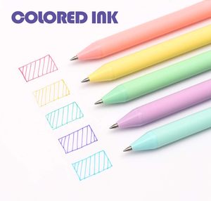 Bolígrafos de Gel Retráctiles KACO Soft Touch, Punta Fina de 0.5 mm (Colores Macaron, Paquete de 5 con Tinta de Color) - Product Image 3