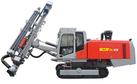 Plateforme de forage rotative intégrée pour l'exploitation minière de pierre, moteur diesel mobile à boîte de vitesses pour le forage en mine ouverte et le dynamitage dans les mines d'or