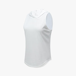 Gilet sans manches d'été pour femmes, vêtement de sport respirant et fin à séchage rapide pour la course à pied, l'entraînement, le yoga, avec capuche - Product Image 4