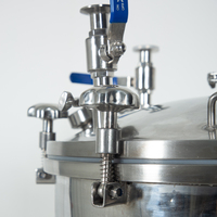 Réservoir d'extraction (Double veste), réfrigération et échange de chaleur, refroidisseur de biomasse, extracteur d'équipement d'extraction d'éthanol