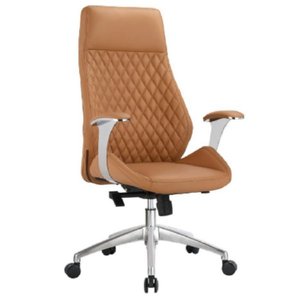 Chaise de bureau en cuir moderne et confortable 36019-1603C/B/A - Product Image 6