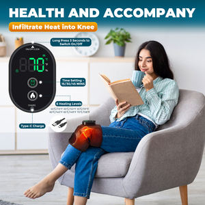 Sabuk pemijat lutut elektrik, pemanas sendi fisioterapi siku dan bahu bungkus kaki dan lengan penghilang nyeri - Product Image 5