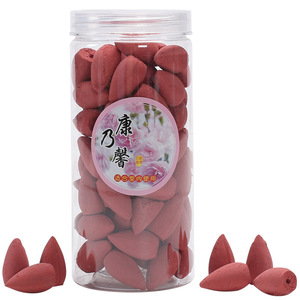 Incienso en Cono, 80 Piezas, Tamaño Pequeño, Sándalo, Rosa, Árbol de Té, Aromaterapia, Antiolor, Uso en Interiores, Estilo Chino - Product Image 5