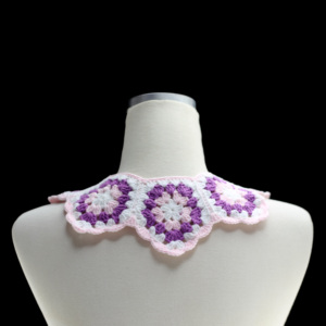 빈티지 수제 크로 셰 뜨개질 분리 칼라 의류 액세서리 - Product Image 3