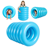 Fauteuil sensoriel gonflable pour enfants, type tonneau, renforcé, apaisant, vestibulaire, en PVC, durable, pour autisme et TDAH