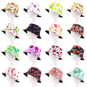 Sombrero de Pescador de Verano al por Mayor, con Estampados de Frutas, Reversible y Plegable, para Viajes y Playa, Protección Solar para Mujer - Product Image 6