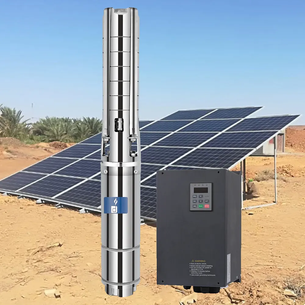 Pompe de puits solaire, 36m, 100m, 3/h, submersible, système de pompe à eau