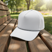 Casquette de baseball unisexe adulte 5 panneaux en polyester imperméable, motif léopard, broderie personnalisée (logo étoile), lettres et nœuds, séchage rapide, OEM ODM