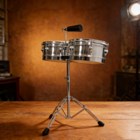 Professional Timbales Percussion Instrument With Stand and Sticks