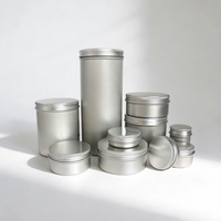 Boîte en aluminium pour le stockage du safran de qualité alimentaire, 5 ml, 10 ml, 15 ml, 30 ml, 50 ml, 60 ml, 80 ml, 100 ml, 120 ml, 150 ml, 200 ml, 500 ml, D888