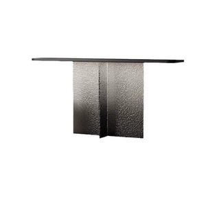Modern Luxury Retro Solid Wood <b>Console</b> Table with Ice Crack Gradient Design for Home Entry Furniture - Product Image 5