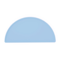 Tapis de salle à manger en silicone doux classique Logo d'impression personnalisé lavable au lave-vaisselle et durable pour tapis et coussinets pliables pour bébé