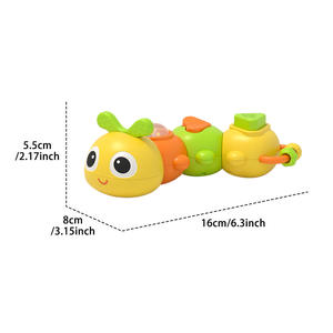 Jouets éducatifs, jouets en plastique en forme de chenille, jouets interactifs parents-enfants, jouets amusants pour bébés rampants, enfants - Product Image 2