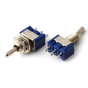 SPST 3 Way Chuyển Đổi Công Tắc 3 Chân 3 Vị Trí 125V 6A Bật Tắt Trên E-TEN 103 Chuyển Đổi Công Tắc - Product Image 1