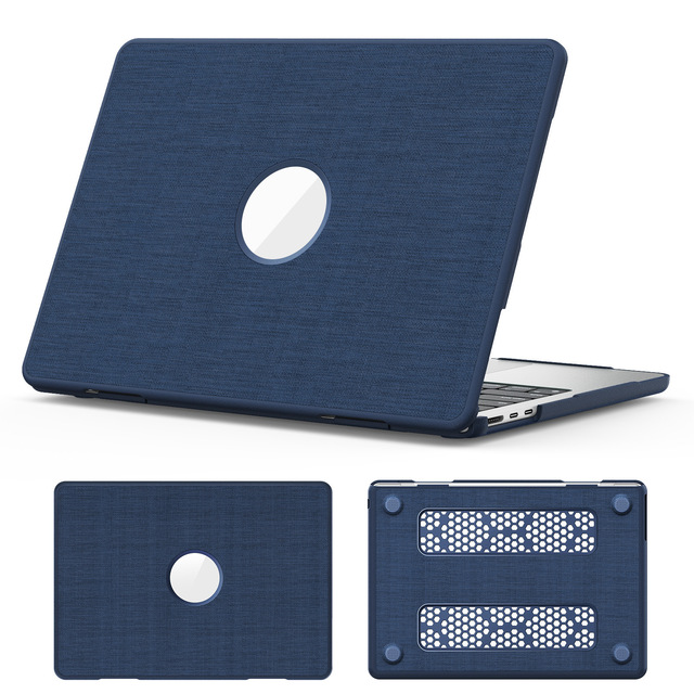 Custom Fabric Hard Shell Protective Laptop Cover Case for Macbook Neo 13 Inch 2026 Air 13.6 15 Pro 14 16Inch M5 M4 M3 M2 M1