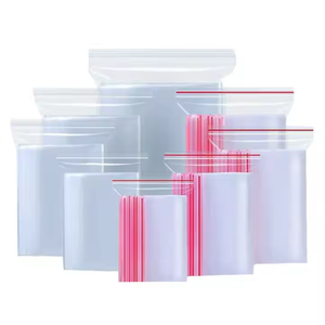 カスタム透明ジップバッグ4ミル透明プラスチック再封可能耐久性のあるポリバッグ再封可能ロックシールジッパー付き - Product Image 3