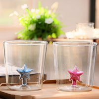Verre à boisson créatif en forme de cœur et de sapin de Noël pour la maison, les fêtes et les festivals