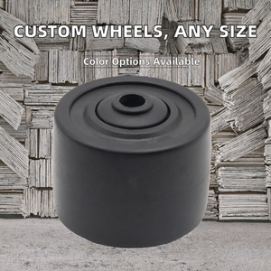 Elite-Shield Thickened Steel <b>Plate</b> Industrial Trolley Wheels <b>Set</b> Of 4 Pieces Anti-Corrosive Finish And Soft-Touch Surface - Product Image 2