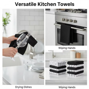 Serviettes de cuisine en <span class=keywords><strong>coton</strong></span> en gros 38x64cm personnalisables pour une utilisation durable, serviettes de nettoyage pour la vaisselle - Product Image 5