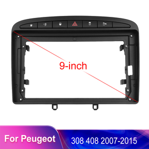 Marco de Radio para Auto Podofo de 9'' con Kit Especial para Instalación sin Daños y Canbus para Peugeot 308 408 (2007-2015), Accesorios para Estéreo de Auto Android - Product Image 4