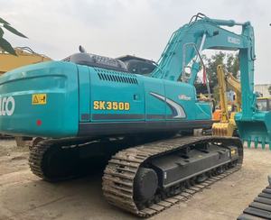 מחפרון זחלי משומש קובלקו 350 דגם SK350D, משומש, במשקל 35 טון, דגמים 200, 260, <span class=keywords><strong>300</strong></span>. - Product Image 1