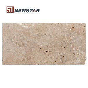 بلاط حجر طبيعي خارجي من نيوستار، بلاط ترافرتين بلون العاج مع حواف مقوسة، بلاط ترافرتين للأرضيات، حجر للمسابح - Product Image 5