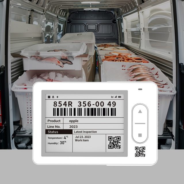 MinewTag E-ink Display BLE Temperature and Humidity Sensor Logistics Storage IOT Sensors  Wireless Monitor Terminal Data Logger