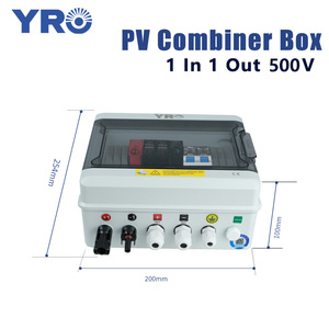 <span class=keywords><strong>YRO</strong></span> 1 en 1 salida 600V PV combinador Caja impermeable IP65 cadena personalizable combinación caja de bloqueo de llave segura Kahong Pangkombinasyon - Product Image 6