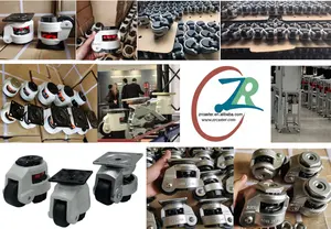 China Wiel Horizontale Aanpassen Nylon Wiel Intrekbare Wielen Hoge Kwaliteit Verstelbare Caster Wiel Footmaster Caster