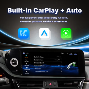 เครื่องเล่นดีวีดีในรถยนต์ วิทยุติดรถยนต์ หน้าจอ 12.3 นิ้ว Qualcomm Snapdragon Android 14 รองรับ Carplay ระบบนำทางมัลติมีเดีย สำหรับ Lexus <span class=keywords><strong>ES</strong></span> ปี 2022 - Product Image 4