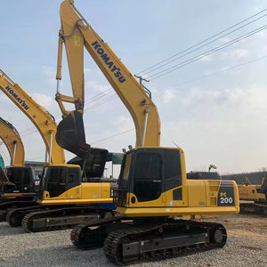 รถขุดไฮดรอลิกตีนตะขาบ Komatsu PC200-8 มือสอง ขนาด 20 ตัน พร้อมเครื่องยนต์ Cummins ขายดี - Product Image 1