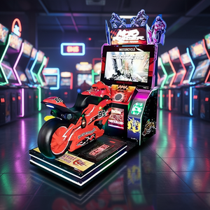 Équipement d'arcade, machine de jeu de course de moto pour une seule personne, aire de jeux pour enfants, divertissement - Product Image 4
